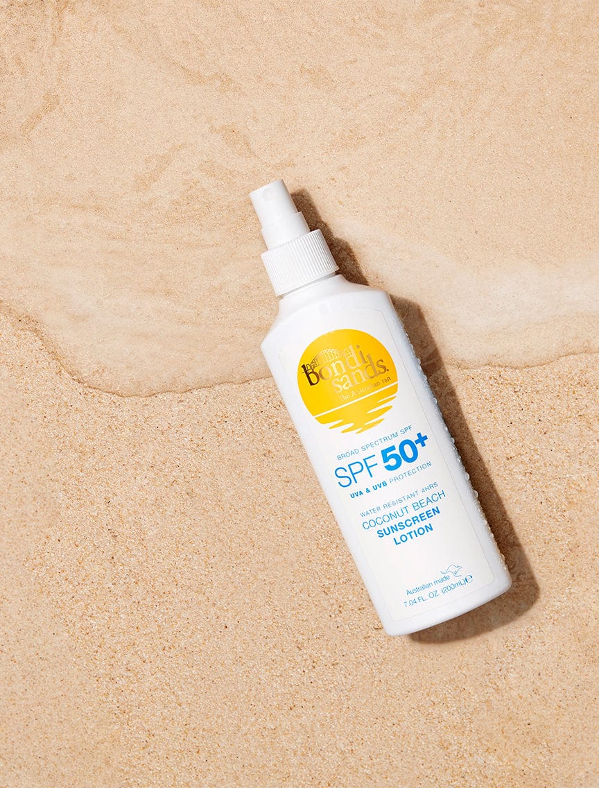 SPF 50+ Sunscreen Lotion Coconut Beach Scent - Image 3